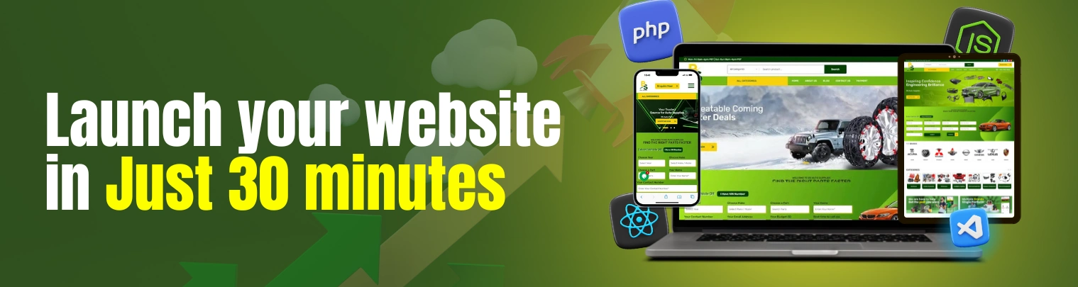 Get Website in just 30 minutes